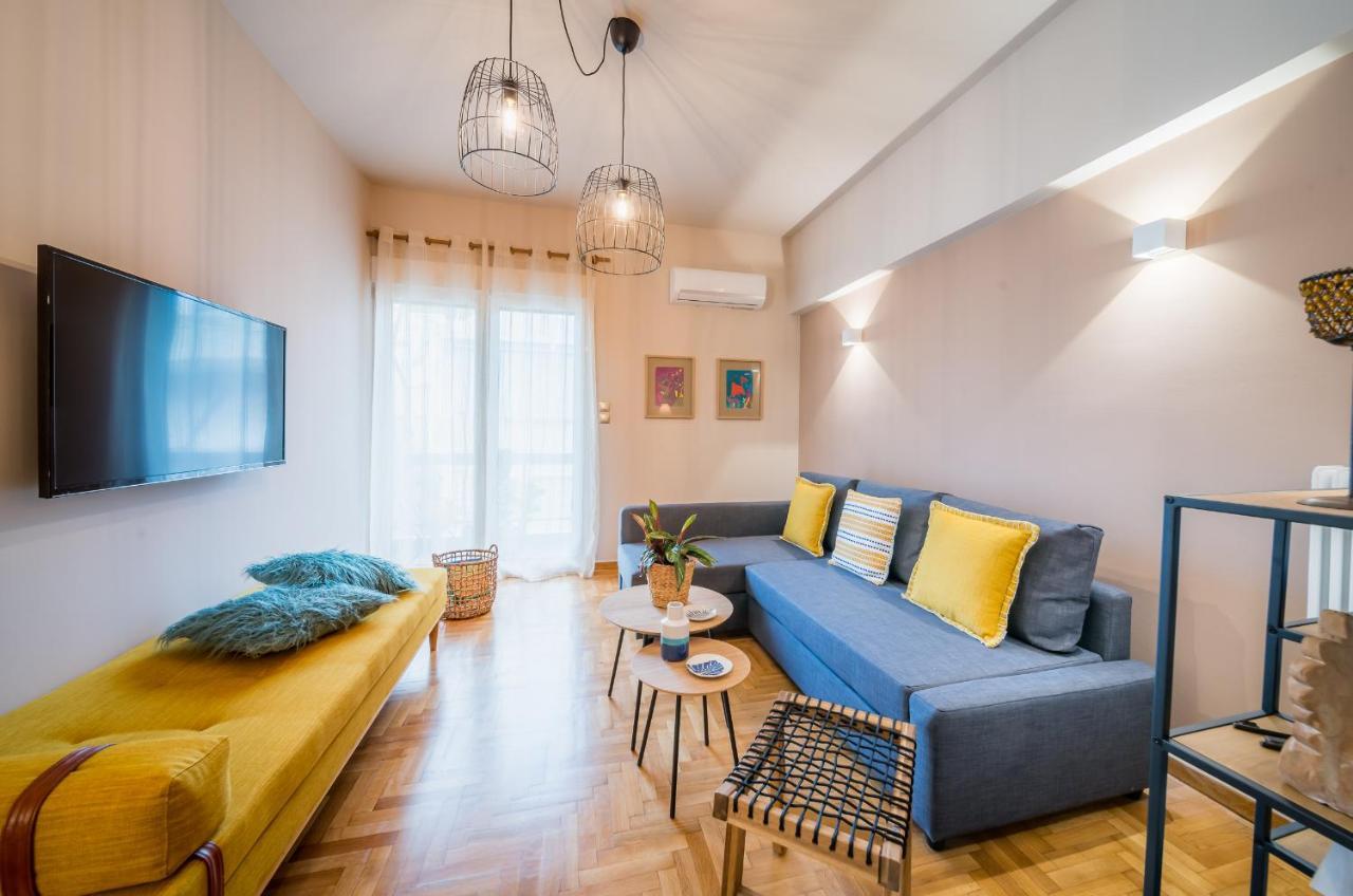 Brand New Aprtm Touching Acropolis Apartment Athena Bagian luar foto