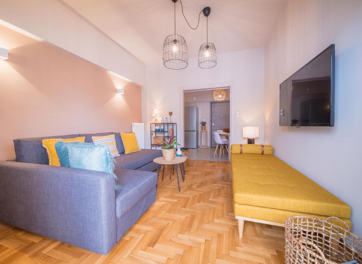 Brand New Aprtm Touching Acropolis Apartment Athena Bagian luar foto
