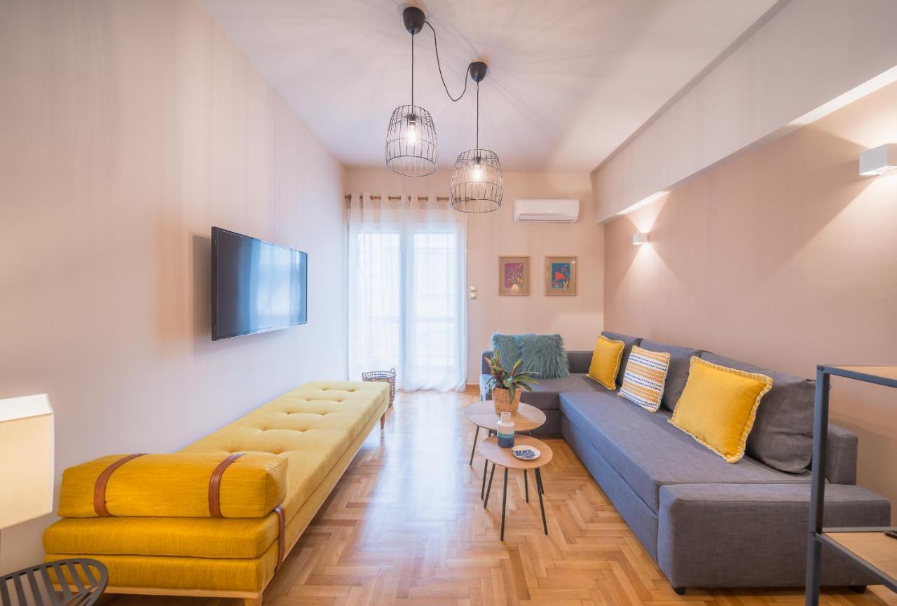 Brand New Aprtm Touching Acropolis Apartment Athena Bagian luar foto