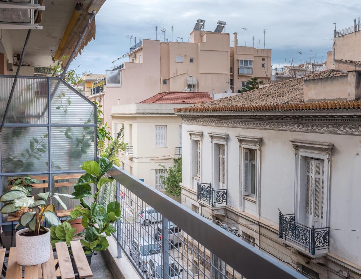 Brand New Aprtm Touching Acropolis Apartment Athena Bagian luar foto